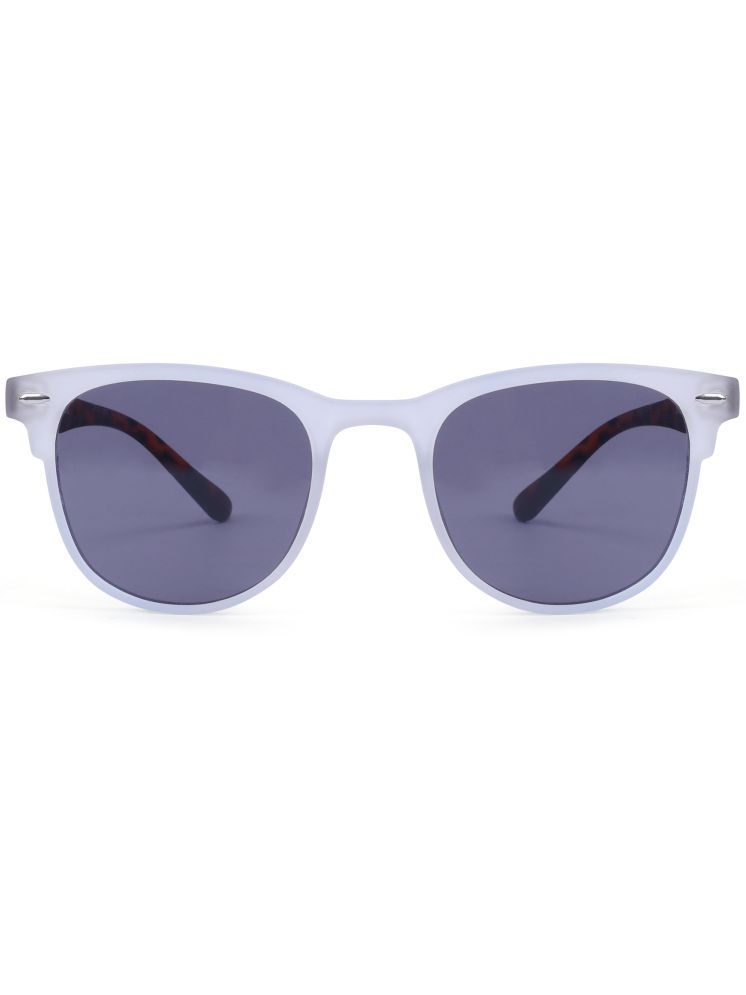     			Hexxa White Oversized Sunglasses ( Pack of 1 )