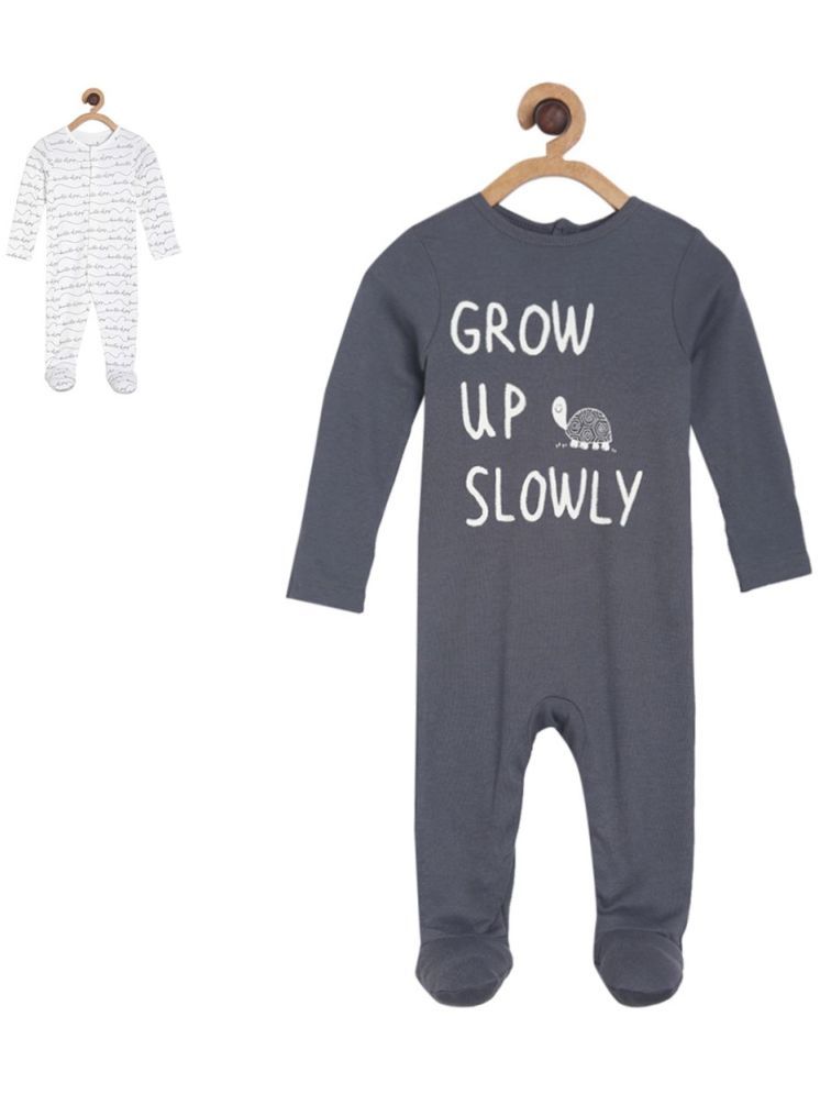     			Miniklub Baby Boys Pack Of 2 Sleep Suit (Multi)