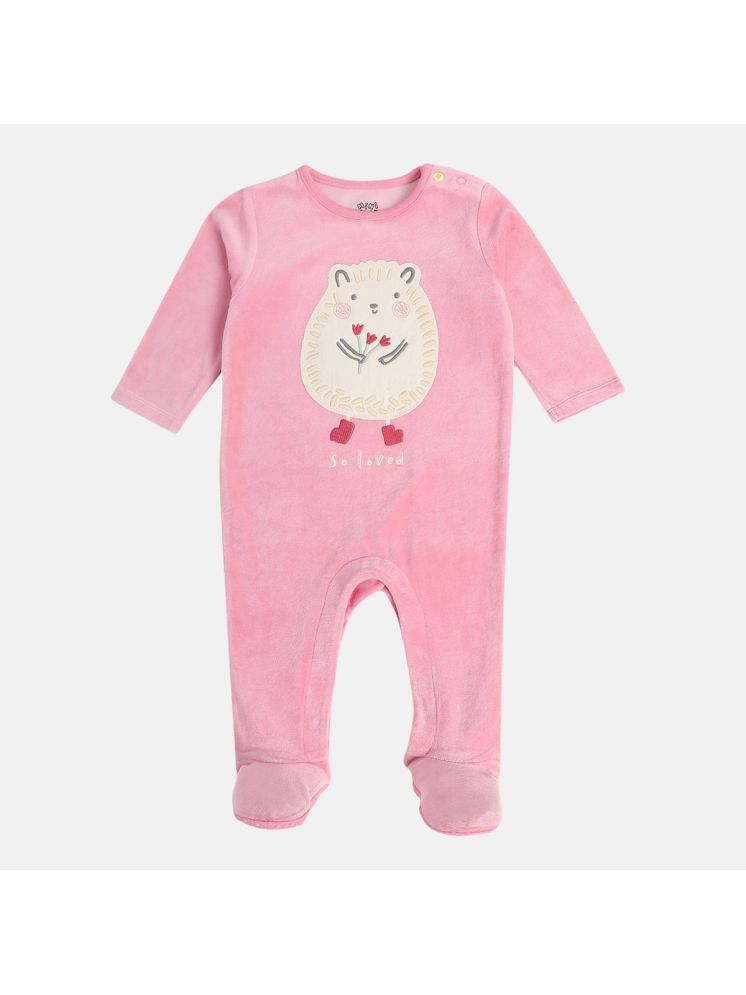     			Miniklub Baby Girls Pack Of 1 Sleep Suit (Pink)