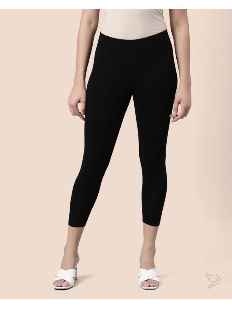     			Twin Birds - Black Viscose Women's Leggings ( Pack of 1 )