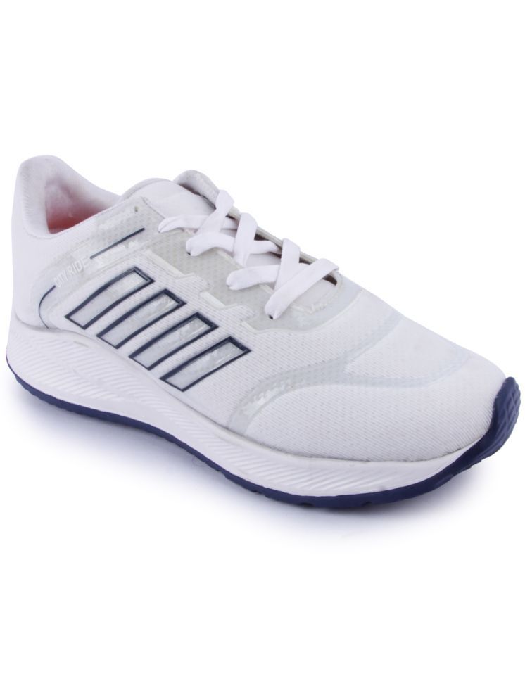     			AIRCON White,Navy Blue Men's Sports Running Shoes