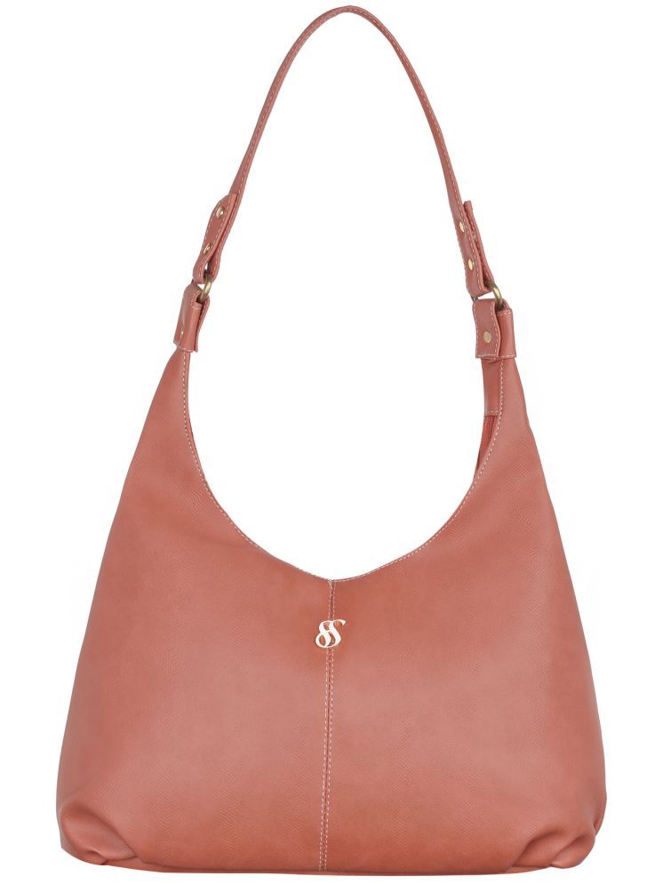     			Fostelo Pink Faux Leather Shoulder Bag