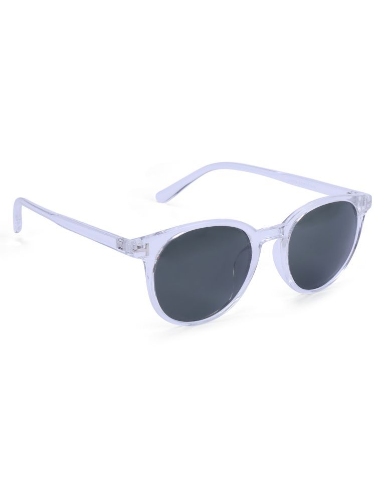     			Hexxa White Round Sunglasses ( Pack of 1 )