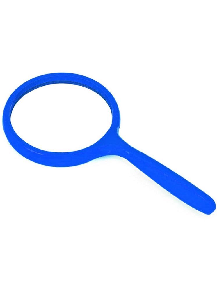     			SAVY 75 mm BLUE Magnifying Glass for Kids, Students, Artists, Reading and Viewing Small Objects, Maps etc. High Power Handheld 15x Magnifier Glass Lens