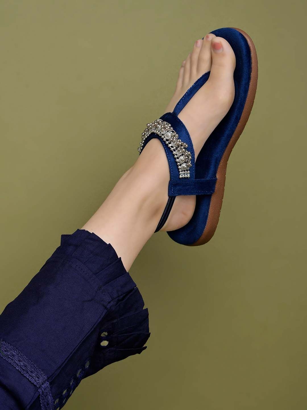     			Stylestry Blue Women's Flats