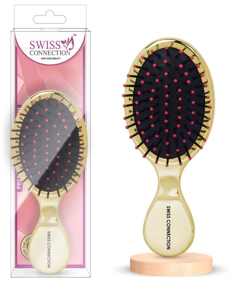     			Swiss Connection Baby Hair Brush For All Hair Types ( Pack of 1 )