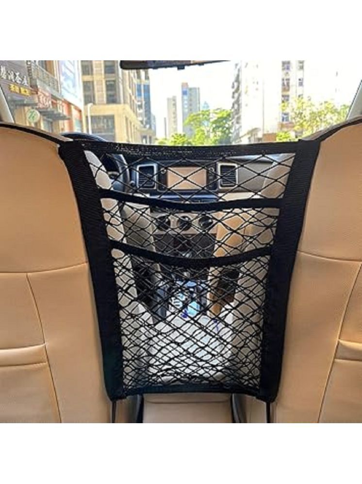     			3-Layer Car Mesh Organizer, Seat Back Net Bag