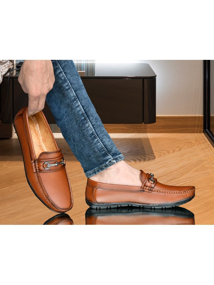     			BRAWO Shoe for Men Tan Men's Lifestyle Shoes