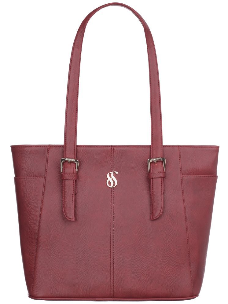     			Fostelo Maroon Faux Leather Shoulder Bag