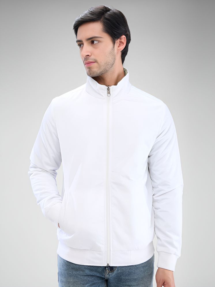     			PLUS PARADISE Polyester Men's Casual Jacket - White ( Pack of 1 )