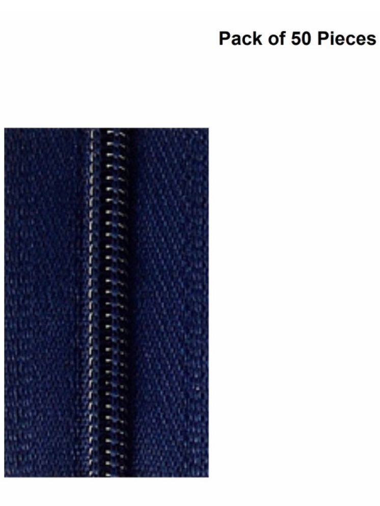     			Jyoti Zipper - CFC Size 3 - Color 23 (50 Zips of 8 Inches) Open-Ended, Ideal for Tailoring, Crafts, Fashion, Dressmaking | Zips Used in Stitching, Sewing, Pants, Bags - Pack of 50 Pieces