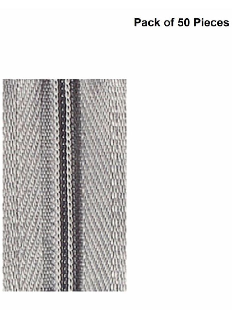     			Jyoti Zipper - CFC Size 3 - Color 11 (50 Zips of 8 Inches) Open-Ended, Ideal for Tailoring, Crafts, Fashion, Dressmaking | Zips Used in Stitching, Sewing, Pants, Bags - Pack of 50 Pieces