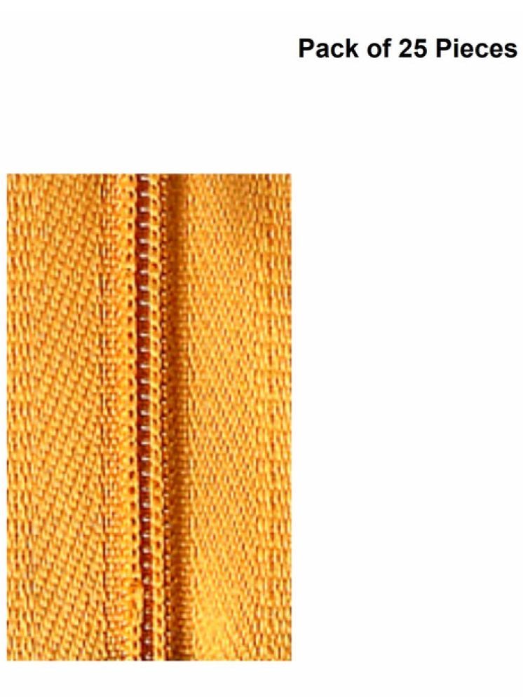     			Jyoti Zipper - CFC Size 3 - Color 5 (25 Zips of 8 Inches) Open-Ended, Ideal for Tailoring, Crafts, Fashion, Dressmaking | Zips Used in Stitching, Sewing, Pants, Bags - Pack of 25 Pieces