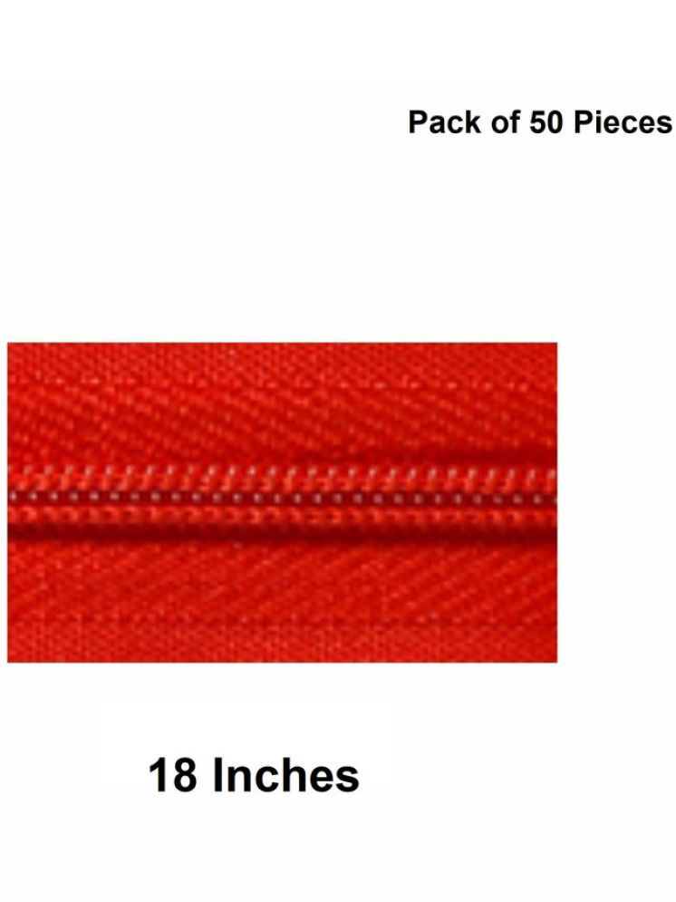     			Jyoti Zipper - Concealed Size 3 - Color 29 (50 Zips of 18 Inches) Open-Ended, Ideal for Tailoring, Crafts, Fashion, Dressmaking | Zips Used in Stitching, Sewing, Pants, Bags - Pack of 50 Pieces