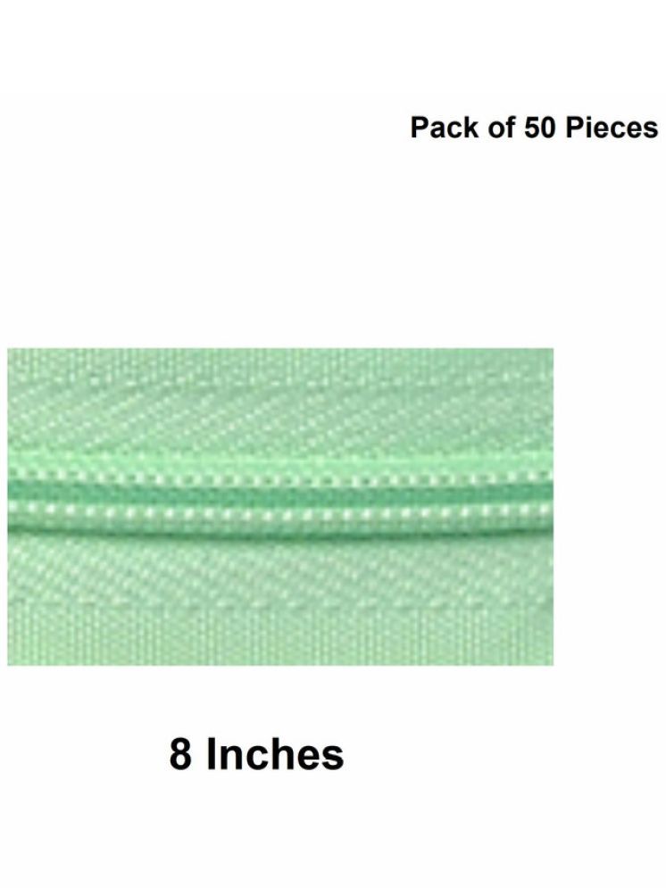     			Jyoti Zipper - Concealed Size 3 - Color 15 (50 Zips of 8 Inches) Open-Ended, Ideal for Tailoring, Crafts, Fashion, Dressmaking | Zips Used in Stitching, Sewing, Pants, Bags - Pack of 50 Pieces