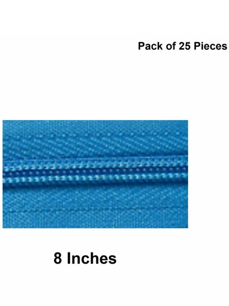     			Jyoti Zipper - Concealed Size 3 - Color 32 (25 Zips of 8 Inches) Open-Ended, Ideal for Tailoring, Crafts, Fashion, Dressmaking | Zips Used in Stitching, Sewing, Pants, Bags - Pack of 25 Pieces