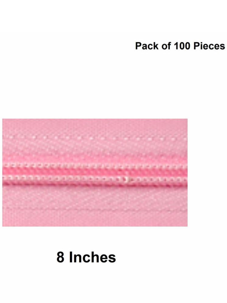     			Jyoti Zipper - Concealed Size 3 - Color 23 (100 Zips of 8 Inches) Open-Ended, Ideal for Tailoring, Crafts, Fashion, Dressmaking | Zips Used in Stitching, Sewing, Pants, Bags - Pack of 100 Pieces