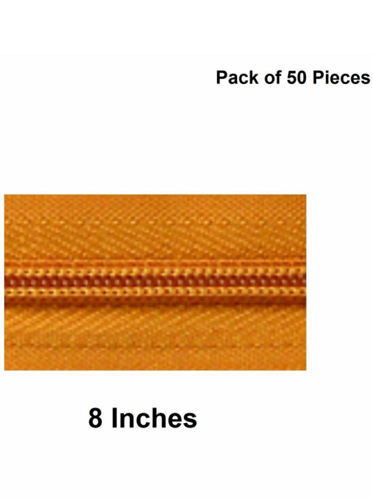     			Jyoti Zipper - Concealed Size 3 - Color 27 (50 Zips of 8 Inches) Open-Ended, Ideal for Tailoring, Crafts, Fashion, Dressmaking | Zips Used in Stitching, Sewing, Pants, Bags - Pack of 50 Pieces