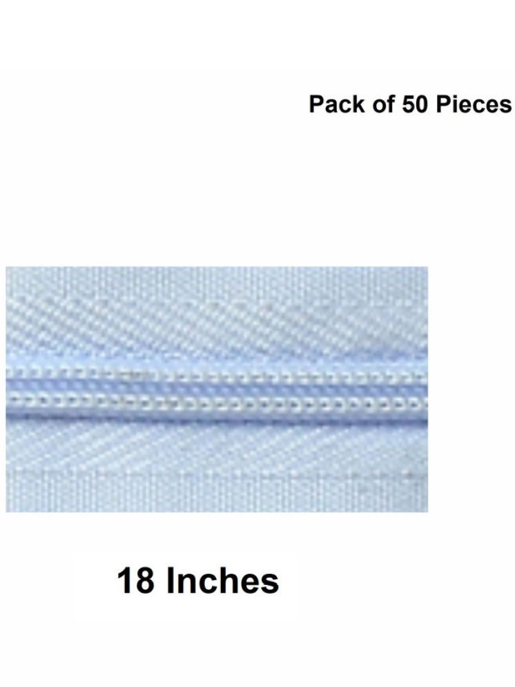     			Jyoti Zipper - Concealed Size 3 - Color 10 (50 Zips of 18 Inches) Open-Ended, Ideal for Tailoring, Crafts, Fashion, Dressmaking | Zips Used in Stitching, Sewing, Pants, Bags - Pack of 50 Pieces