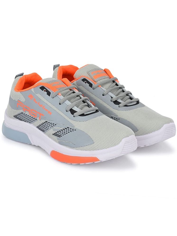     			Kullegs Light Grey Men's Sports Running Shoes