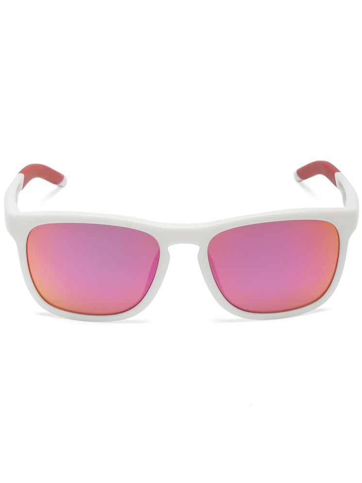     			Sunnies White Square Sunglasses ( Pack of 1 )