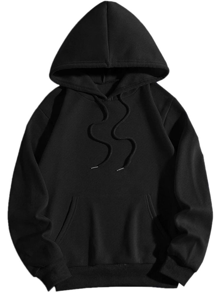     			CAMIO Cotton Blend Hooded Men's Sweatshirt - Black ( Pack of 1 )