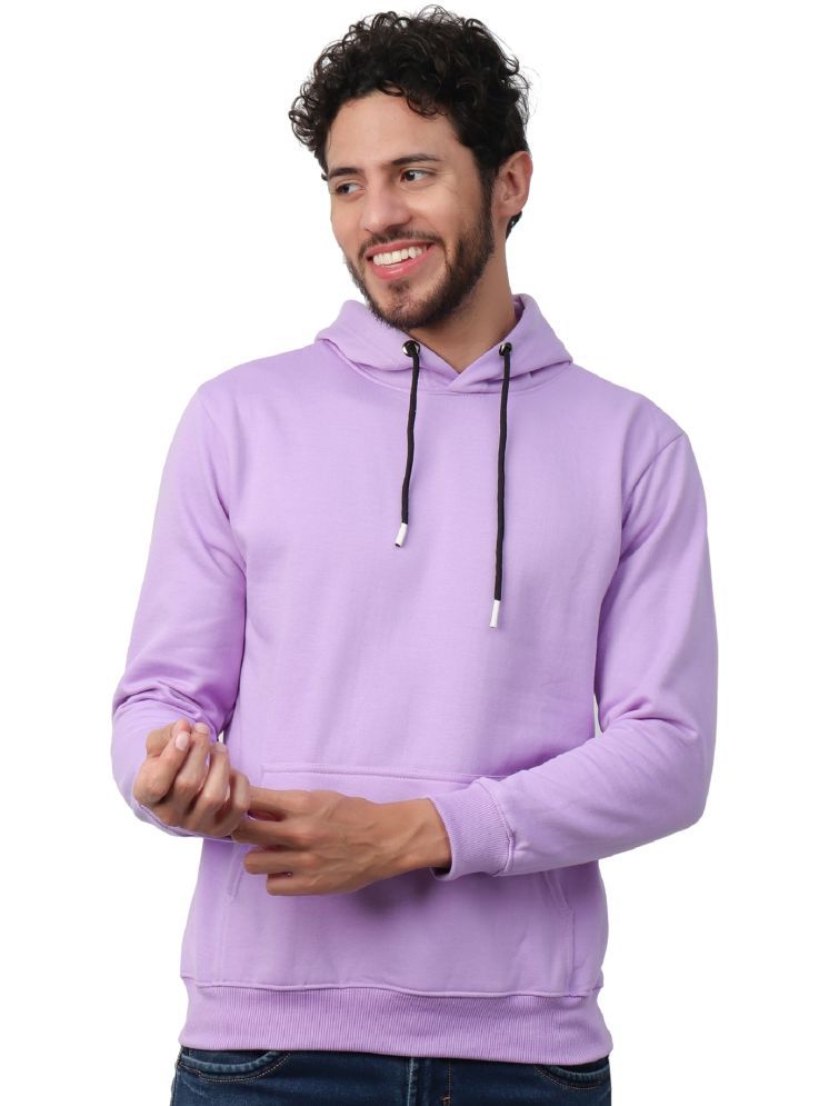     			CAMIO Cotton Blend Hooded Men's Sweatshirt - Purple ( Pack of 1 )