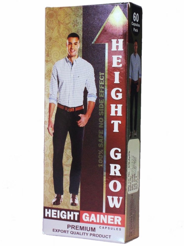     			Dr Chopra Height Grow (Increase Height Naturally) Capsule 60 no.s Unflavoured Pack of 2