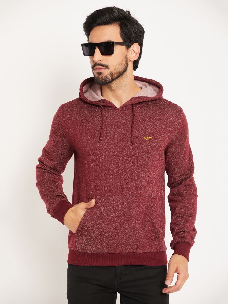     			GET GOLF Fleece Hooded Men's Sweatshirt - Maroon ( Pack of 1 )