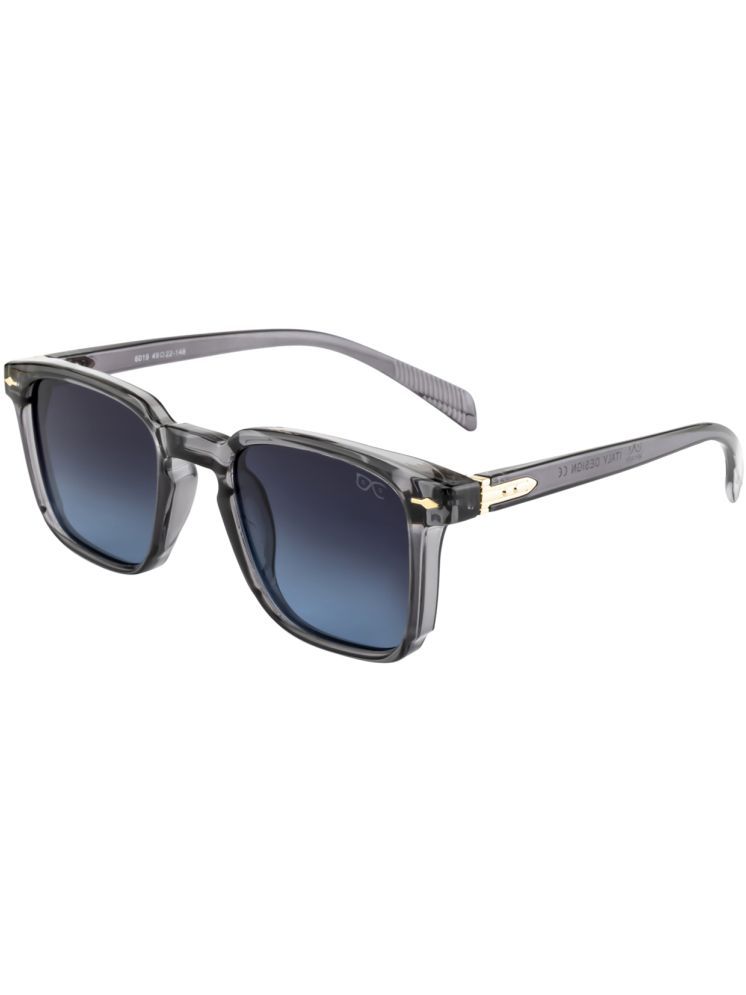     			Hexxa Black Rectangular Sunglasses ( Pack of 1 )