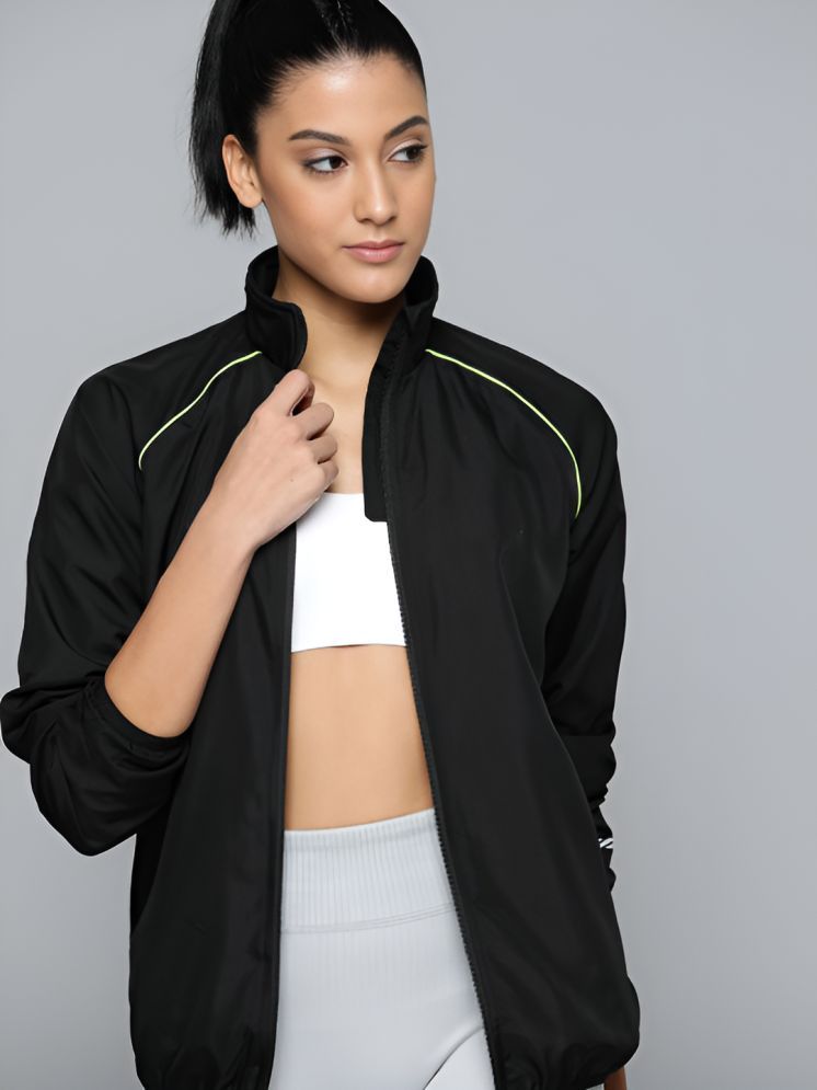     			plusperfaction - Polyester Black Bomber Jackets