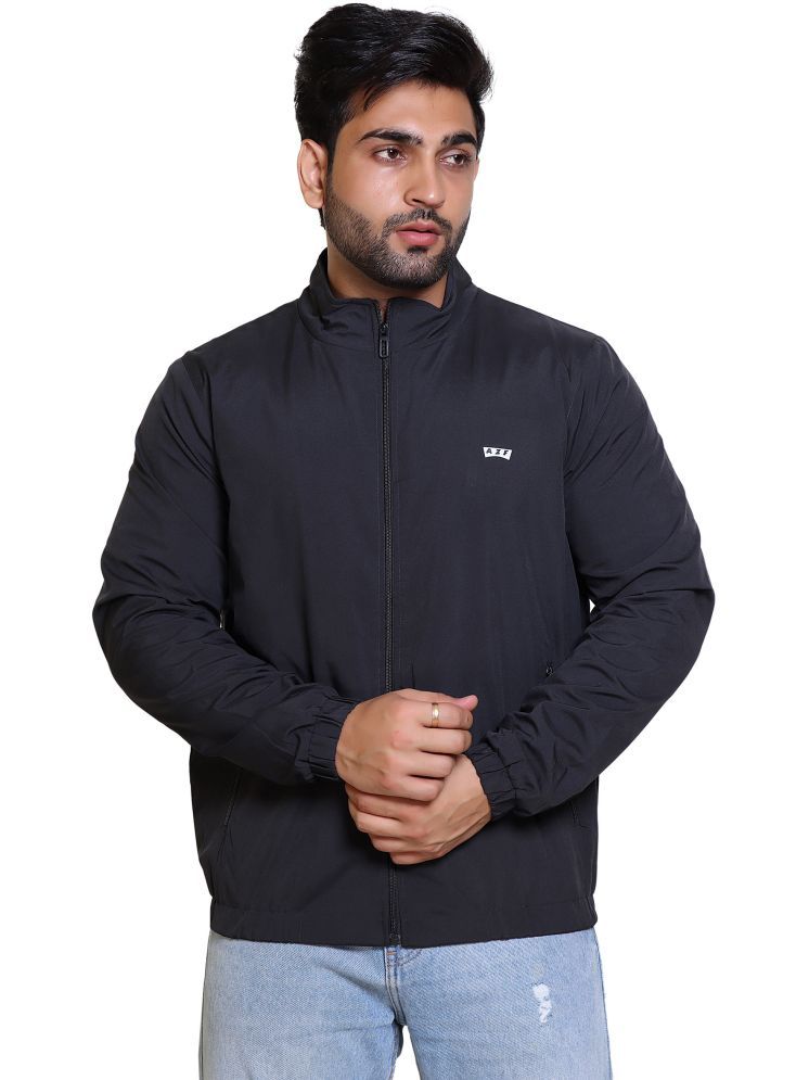     			AZF Nylon Men's Windcheater Jacket - Dark Grey ( Pack of 1 )