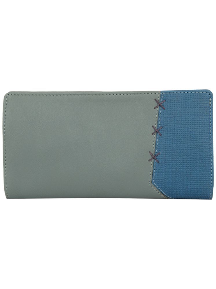     			Baggit PU Blue Women's Bi Fold Wallet ( Pack of 1 )