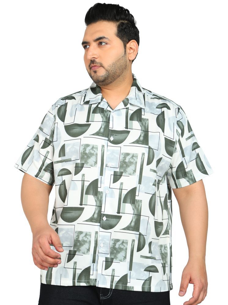     			Bene Kleed 100% Cotton Regular Fit Printed Half Sleeves Men's Casual Shirt - Green ( Pack of 1 )