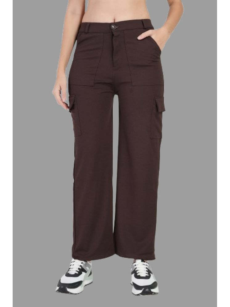     			CALTUS FASHION Brown Polyester Straight Women's Cargo Pants ( Pack of 1 )