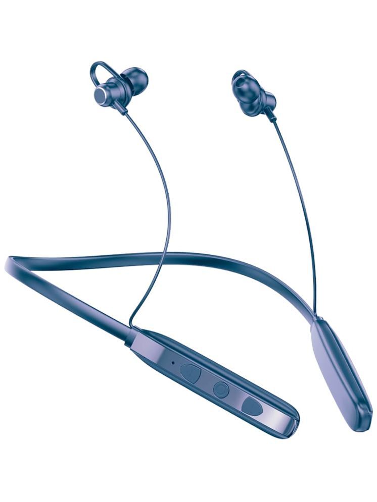     			DIGIMATE In-the-ear Bluetooth Headset with Upto 30h Talktime Noise Cancellation - Blue