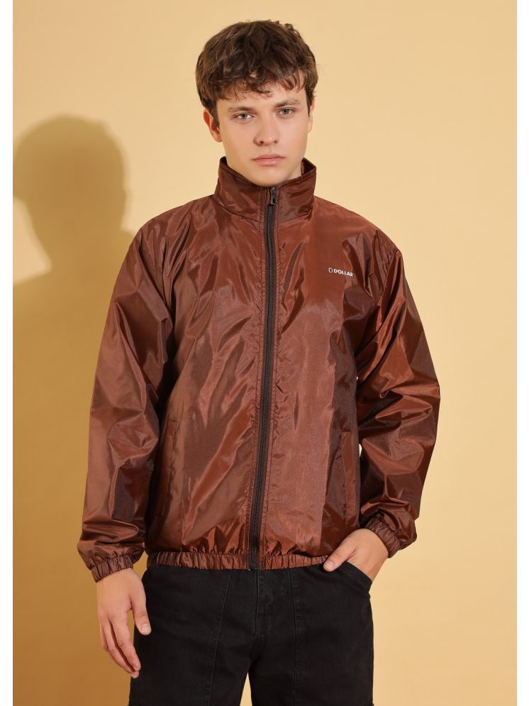     			Dollar Nylon Men's Windcheater Jacket - Brown ( Pack of 1 )