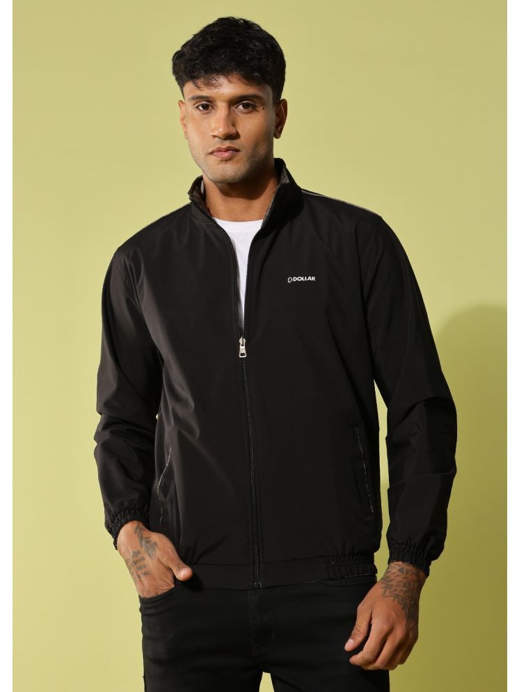     			Dollar Polyester Blend Men's Windcheater Jacket - Black ( Pack of 1 )