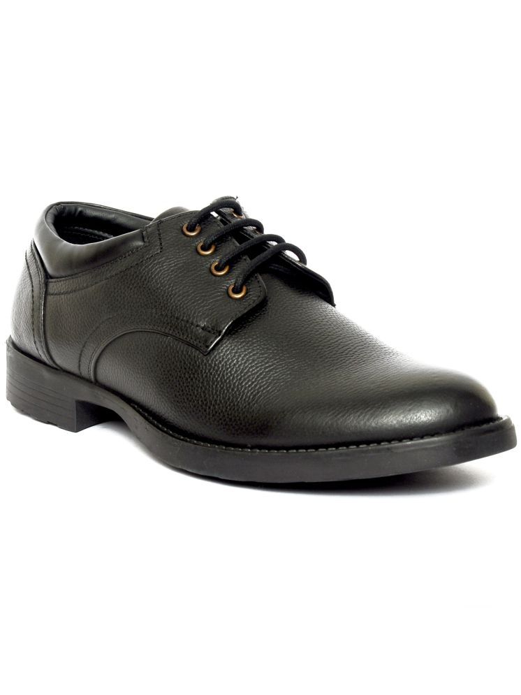     			Liberty Black Men's Derby Formal Shoes