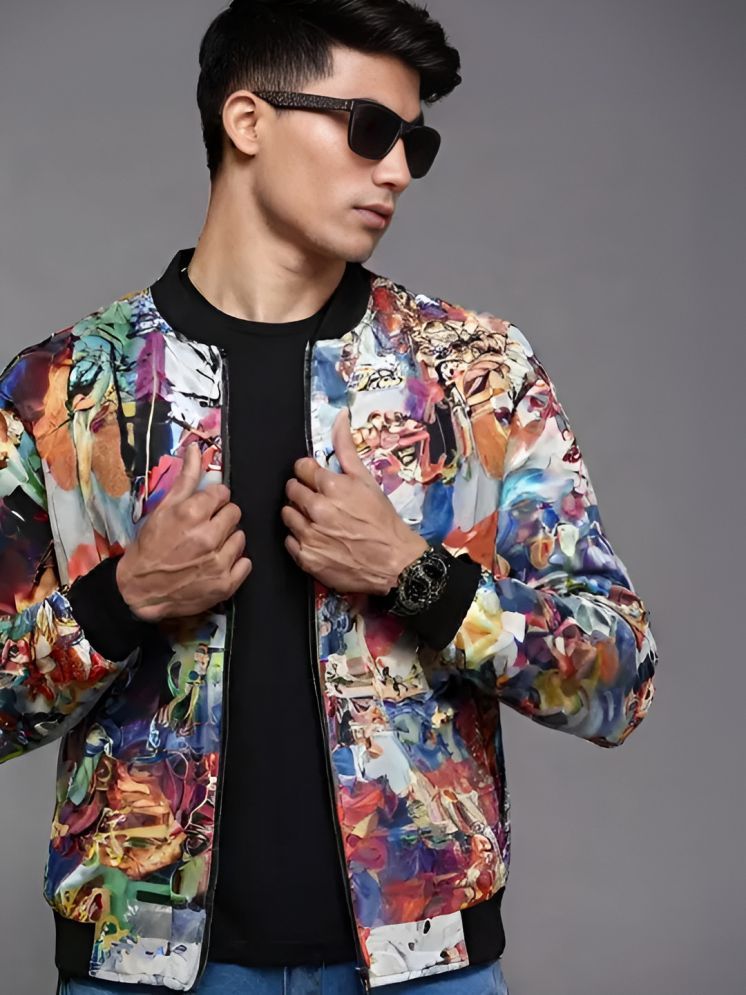     			PLUS PARADISE Polyester Men's Casual Jacket - Multicolor ( Pack of 1 )