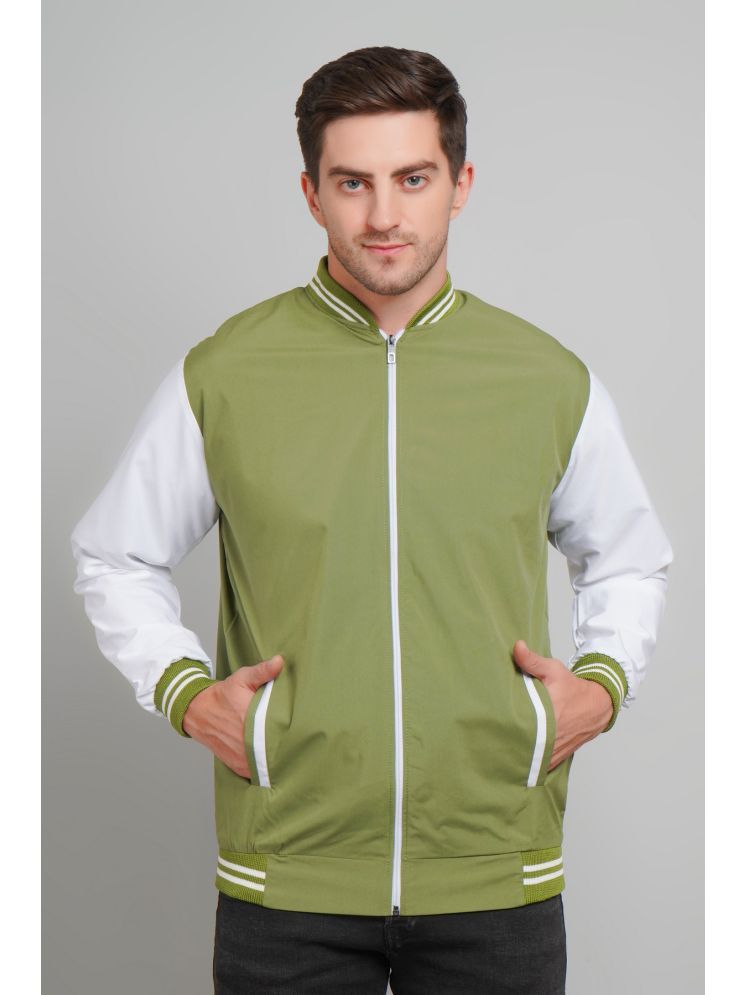     			PLUS PARADISE Polyester Men's Windcheater Jacket - Green ( Pack of 1 )