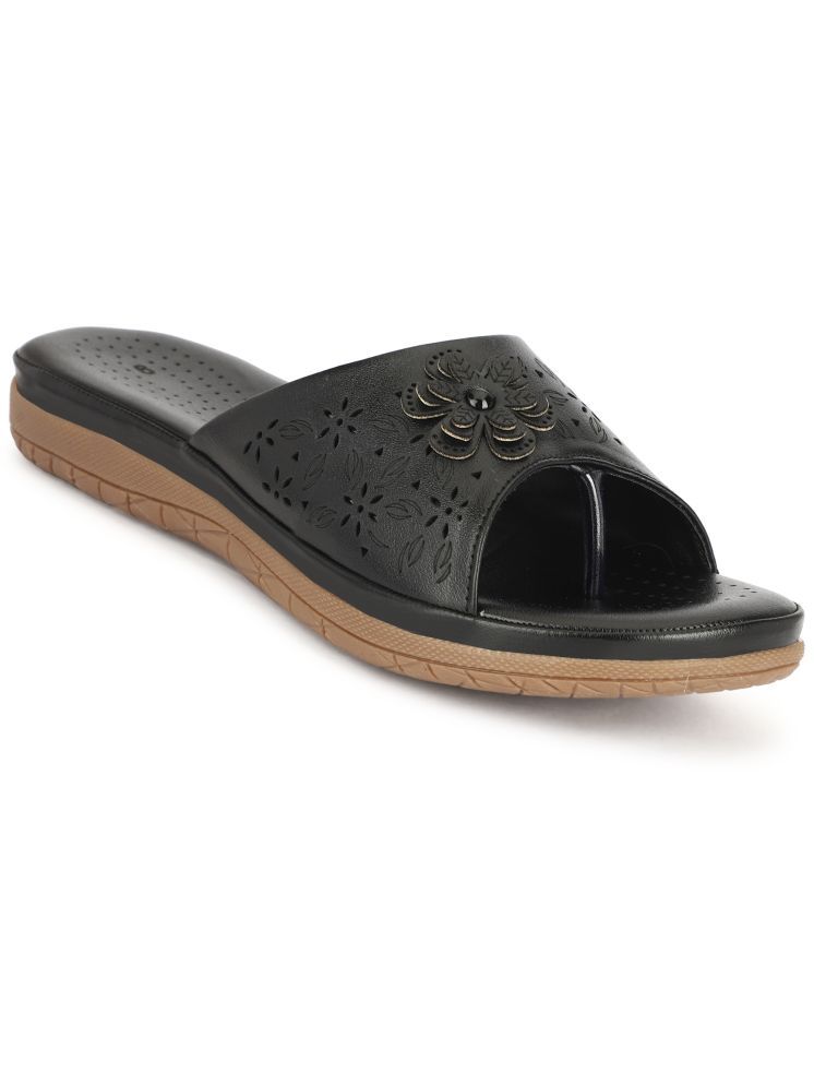     			Rimezs Black Women's Flats