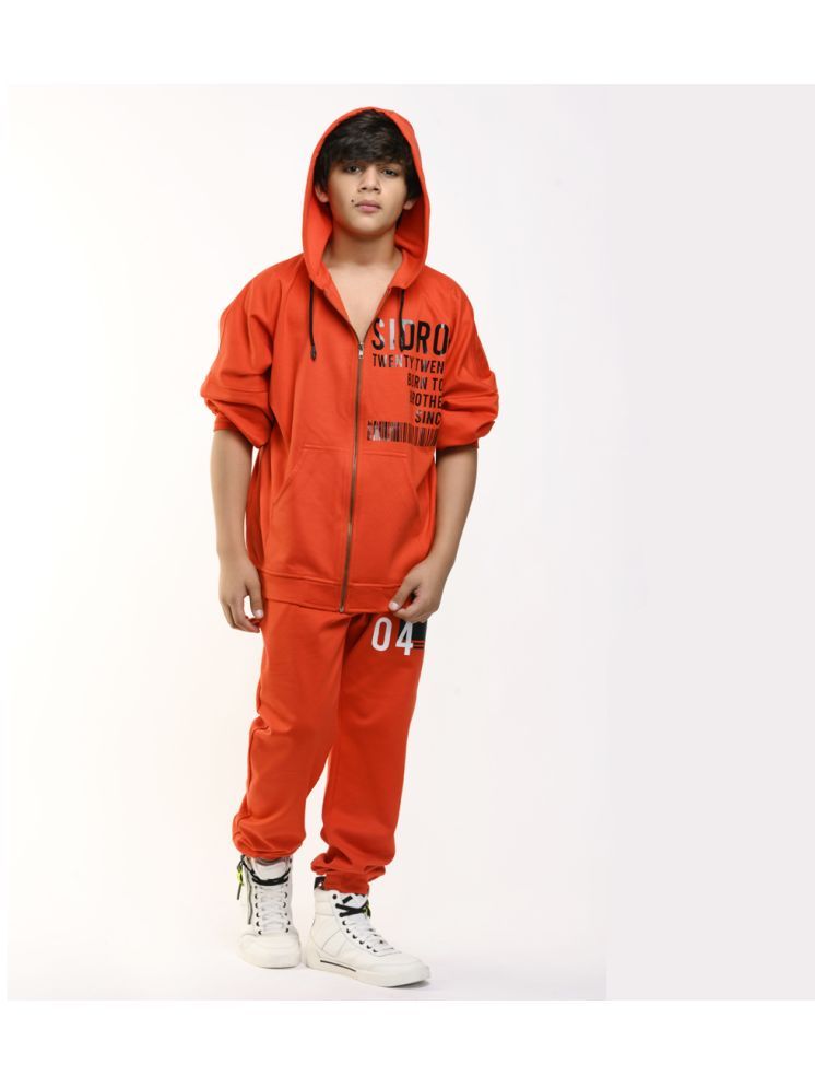     			FANZI Pack of 1 Boys Polyester Tracksuit ( Red )